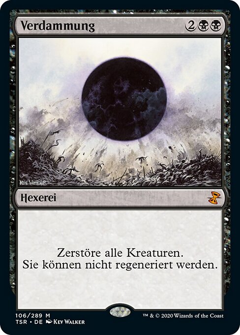 Verdammung TSR-106 Mythic Excellent Deutsch Foil