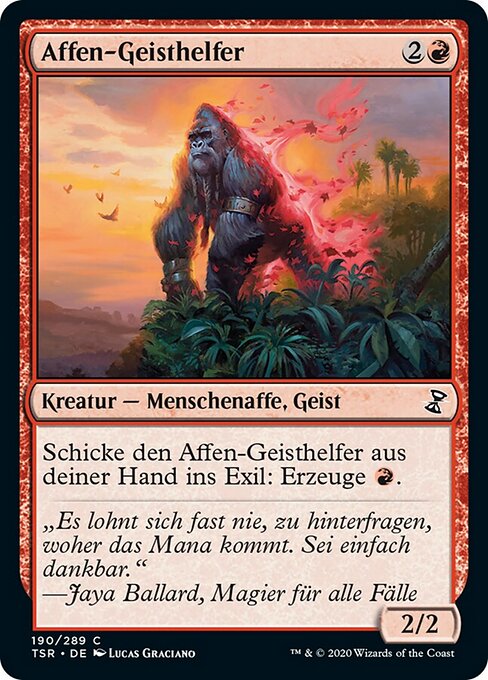 Affen-Geisthelfer TSR-190 Common Excellent Deutsch