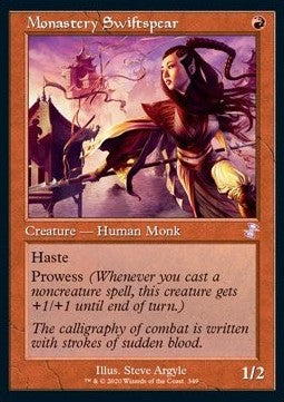 Monastery Swiftspear XTSR-349 Time Shifted Near Mint Englisch Foil