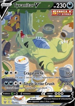 Tyranitar V BST-155 Ultra Rare Near Mint Englisch