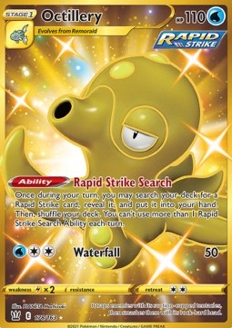 Octillery BST-178 Secret Rare Near Mint Englisch