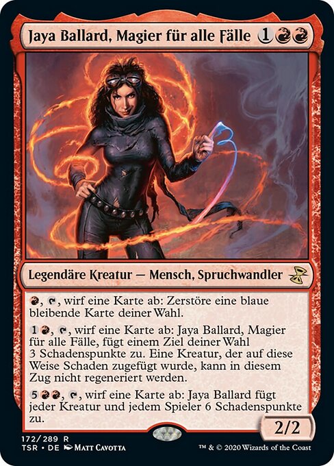 Jaya Ballard, Magier für alle Fälle TSR-172 Rare Excellent Deutsch