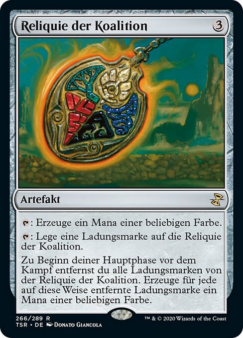 Reliquie der Koalition TSR-266 Rare Near Mint Deutsch