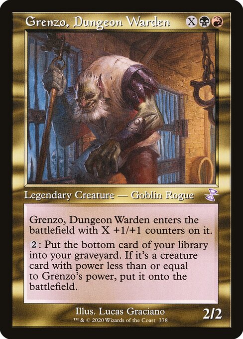 Grenzo, Dungeon Warden XTSR-378 Time Shifted Near Mint Englisch Foil