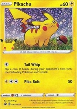 Pikachu SWSH-039 Promo Near Mint Englisch