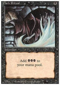 Dark Ritual 3ED- Common Light Played Englisch