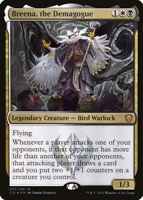 Breena, the Demagogue C21-1 Mythic Near Mint Englisch Foil