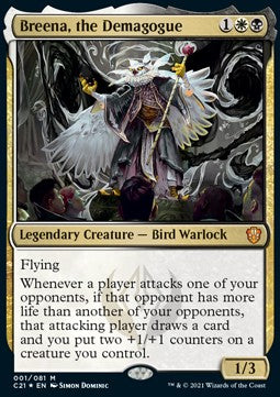 Breena die Demagogin C21-1 Mythic Near Mint Deutsch Foil