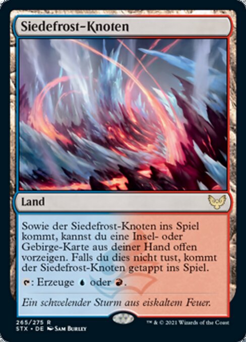 Siedefrost-Knoten STX-265 Rare Excellent Deutsch