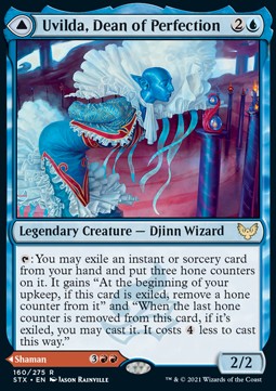 Uvilda, Dean of Perfection // Nassari, Dean of Expression STX-160 Rare Near Mint Englisch Foil