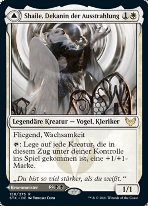Shaile, Dekanin der Ausstrahlung // Embrose, Dekan der Schatten STX-158 Rare Good Deutsch
