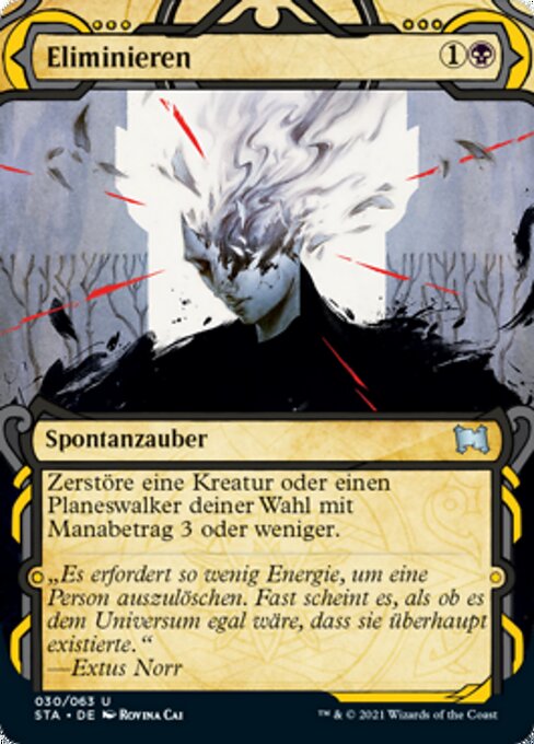Eliminieren (V.1) STA-30 Uncommon Near Mint Deutsch Foil