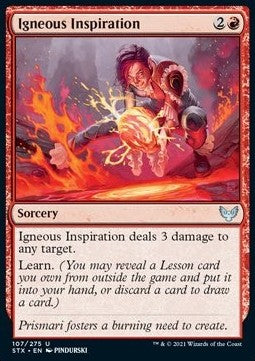 Feurige Inspiration STX-107 Uncommon Excellent Englisch Foil