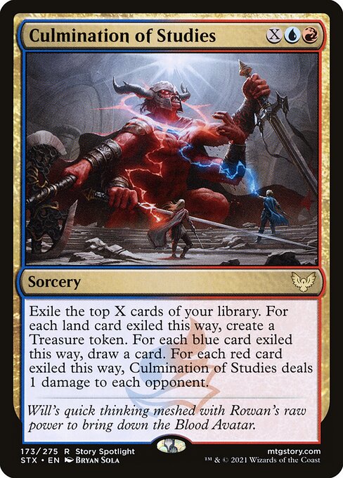 Culmination of Studies STX-173 Rare Near Mint Englisch Foil