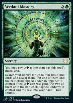 Verdant Mastery STX-146 Rare Near Mint Englisch