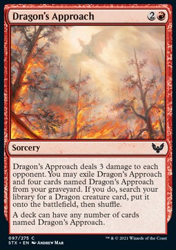Herannahen des Drachen STX-97 Common Near Mint Deutsch Foil