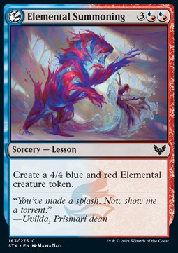 Elementarbeschwörung STX-183 Common Excellent Englisch Foil