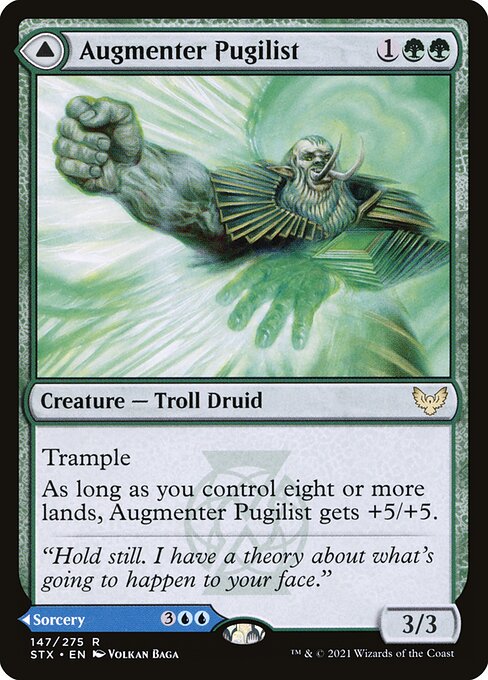 Augmenter Pugilist // Echoing Equation STX-147 Rare Near Mint Englisch Foil