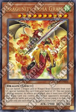 Dracheneinheit Waffe Gram GFTP-036 Ultra Rare Near Mint Deutsch 1. Auflage