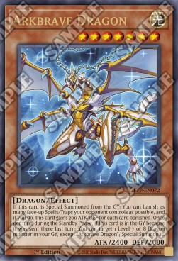 Tapferer Archendrache GFTP-072 Ultra Rare Near Mint Deutsch 1. Auflage