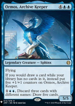Ormos, Archive Keeper ZNL-13 Rare Near Mint Englisch