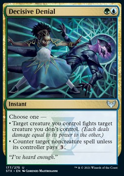 Entschiedene Ablehnung STX-177 Uncommon Excellent Englisch Foil