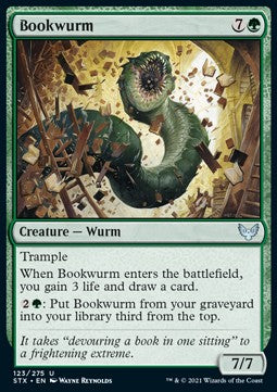 Bücherwurm STX-123 Uncommon Near Mint Deutsch Foil