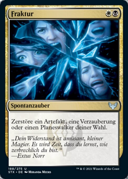 Fraktur STX-188 Uncommon Excellent Deutsch Foil