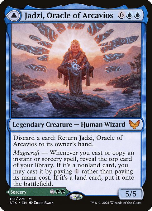 Jadzi, Oracle of Arcavios // Journey to the Oracle STX-151 Mythic Near Mint Englisch