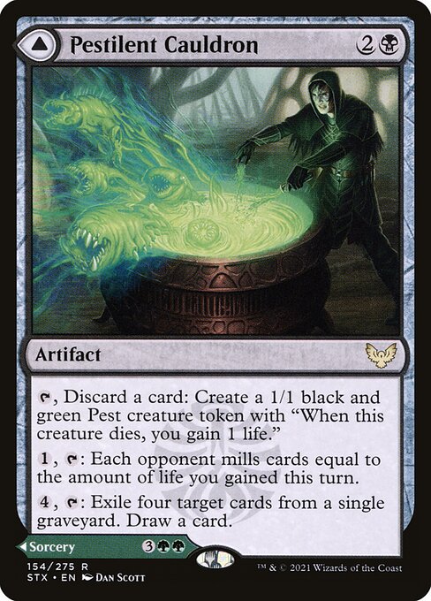 Pestilent Cauldron // Restorative Burst STX-154 Rare Excellent Englisch