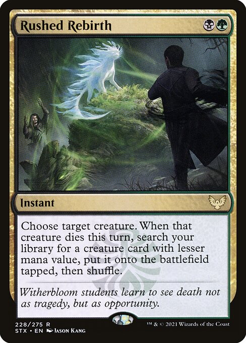 Rushed Rebirth STX-228 Rare Near Mint Englisch Foil