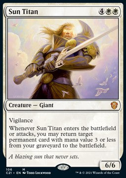 Sun Titan C21-106 Mythic Near Mint Englisch