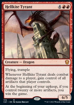 Tyrannischer Höllendrache C21-172 Mythic Excellent Englisch