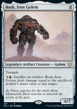 Bosh der Eisengolem C21-237 Rare Near Mint Englisch