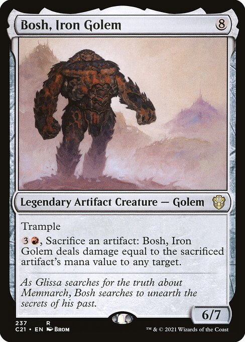 Bosh der Eisengolem C21-237 Rare Near Mint Englisch