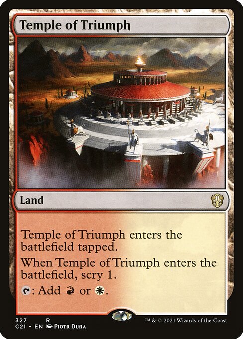 Temple of Triumph C21-327 Rare Near Mint Englisch