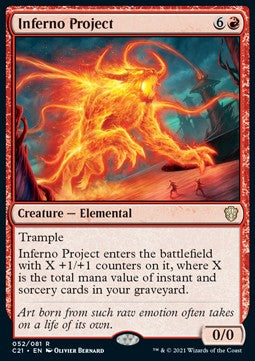 Inferno Project C21-52 Rare Near Mint Englisch
