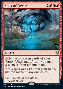 Apex of Power C21-158 Mythic Near Mint Englisch