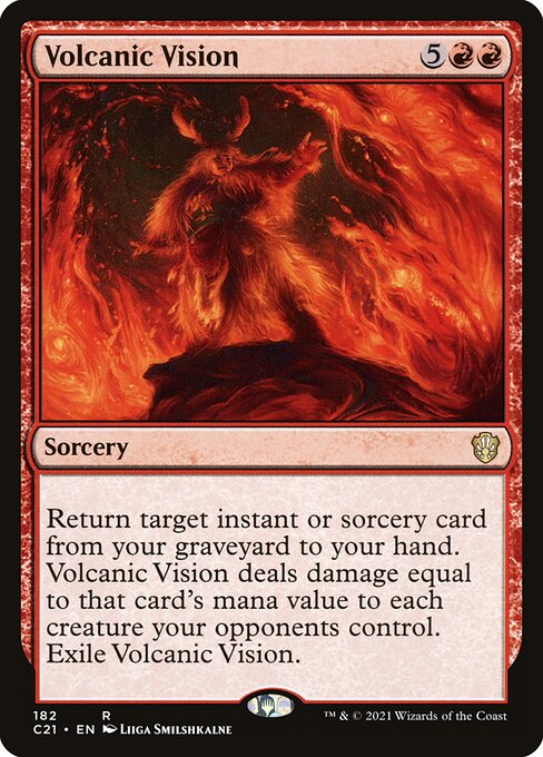 Volcanic Vision C21-182 Rare Near Mint Englisch