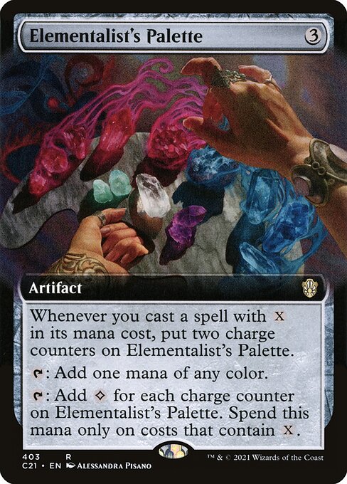 Elementalist's Palette XC21-403 Rare Near Mint Englisch