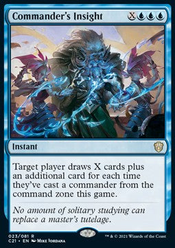 Commander's Insight C21-23 Rare Near Mint Englisch