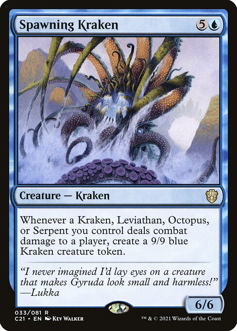 Spawning Kraken C21-33 Rare Near Mint Englisch