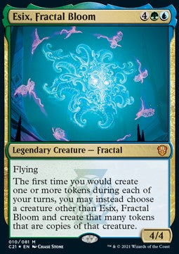 Esix die Fraktalblüte C21-10 Mythic Excellent Deutsch Foil