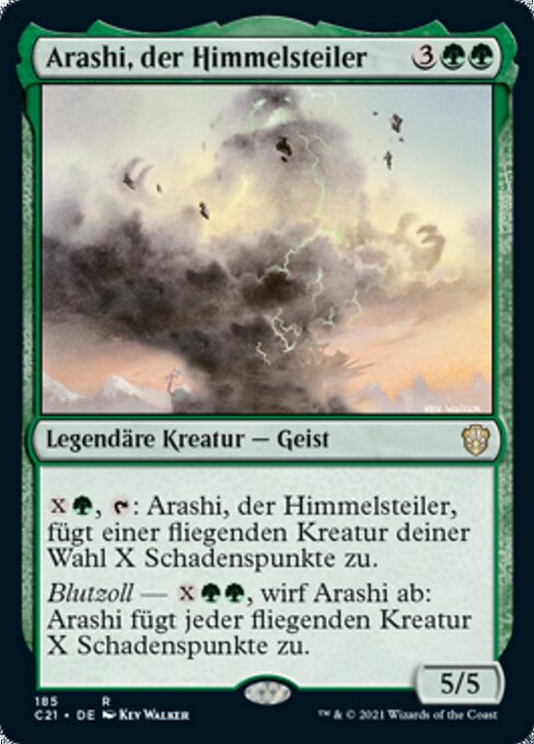 Arashi, der Himmelsteiler C21-185 Rare Near Mint Deutsch