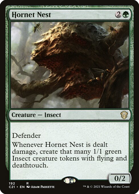 Hornet Nest C21-192 Rare Excellent Englisch