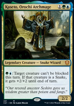 Kaseto, Orochi-Erzmagier C21-221 Mythic Near Mint Deutsch
