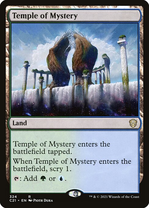 Temple of Mystery C21-324 Rare Excellent Englisch