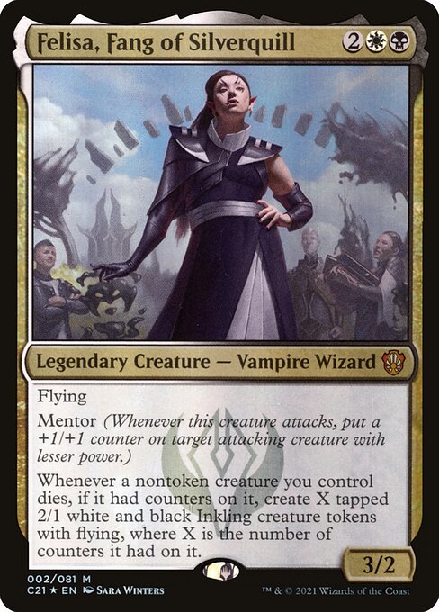 Felisa, Fangzahn von Silberkiel C21-2 Mythic Near Mint Englisch Foil