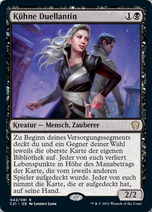 Kühne Duellantin C21-42 Rare Near Mint Deutsch