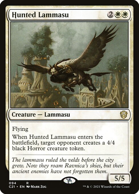 Hunted Lammasu C21-94 Rare Near Mint Englisch